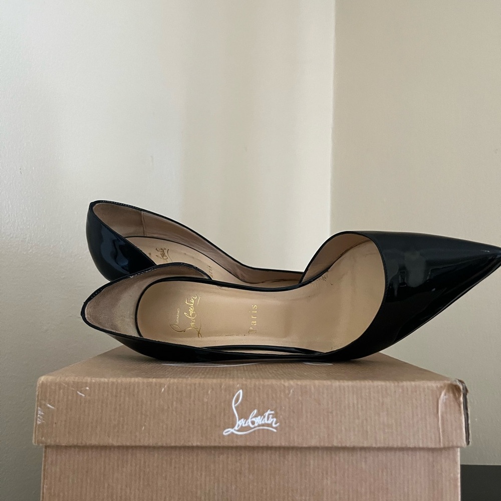 Christian Louboutin Iriza 100 - Patent Black - Size 40